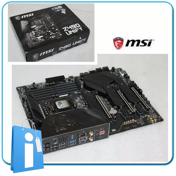 Placa base 10th 11th MSI MEG Z490 UNIFY Socket 1200 con Accesorios