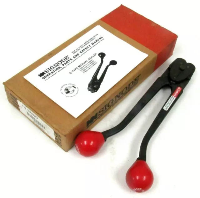 New Signode 5A427 Steel Strapping Sealer Front Action
