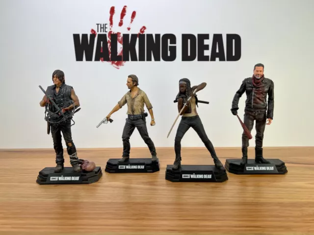 AMC The Walking Dead McFarlane 7" Figures Rick Grimes Michonne Negan Daryl Dixon