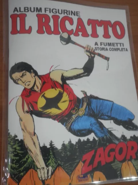 Album Figurine a Fumetti con Set completo inedito ZAGOR "IL RICATTO"