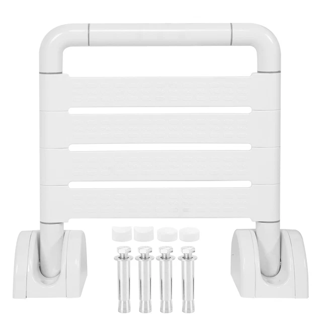 Taburete plegable de ducha asientos de seguridad montados en pared acero inoxidable baño pared banco QT
