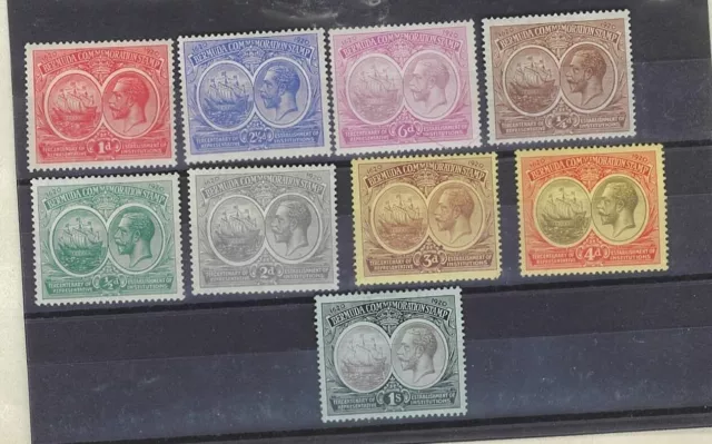 Bermuda 1920Tercentenary set mh cat £110