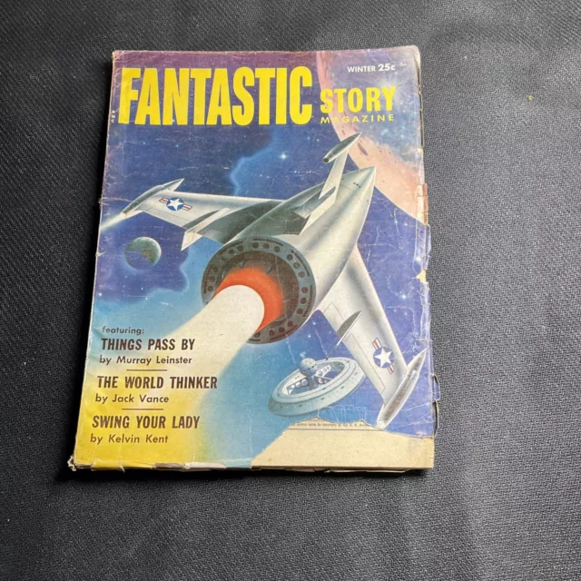 1955 Winter Fantastic Story Magazine Pulp Digest Science Fiction Vol 8 #1