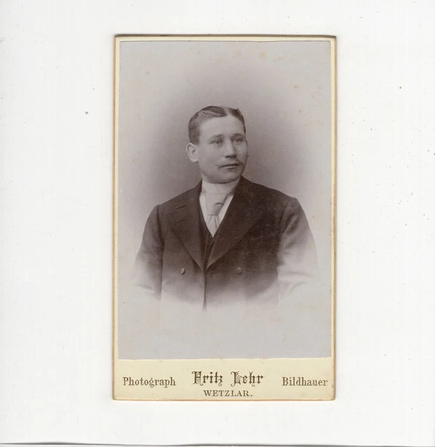 CDV Foto Herrenportrait - Wetzlar um 1900