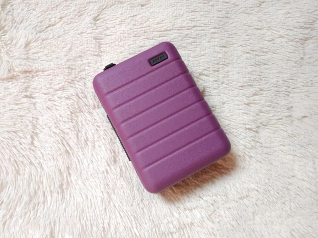 AWAY Travel Mini Suitcase Toiletry Luggage Accessory Case Plum Purple