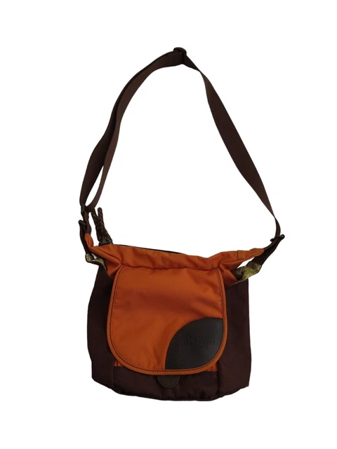 Overland Equipment Crossbody Travel, Hiking, Tote, Bag Donner, Brown/ Orange