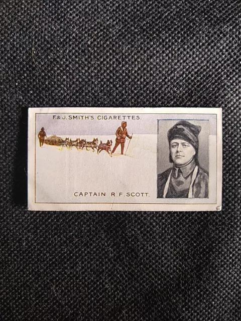 Smith's Cigarettes- Famous Explorers - #9 Captain Robert - Albion Gold Flake