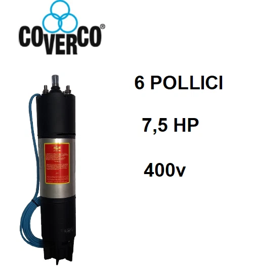Motore Sommerso 6" 7,5 HP Coverco Trifase