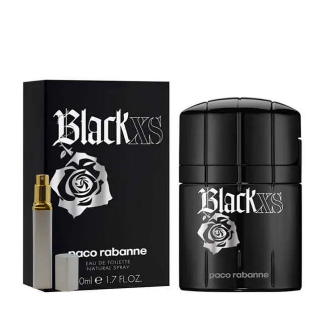 Paco Rabanne Black XS Man Eau De Toilette in nachfüllbarer Zerstauber 12ml Spray