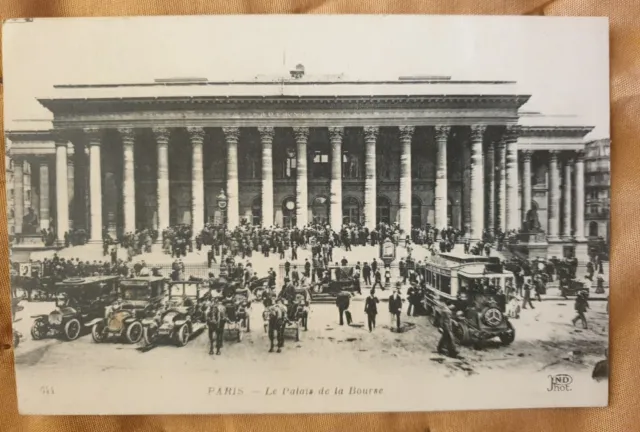 Carte Postale Ancienne Paris Le Palais De La Bourse 1920
