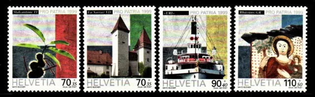 Schweiz Satz MiNr. 1681-1684 von 1999 Pro Patria Postfrisch N 0789