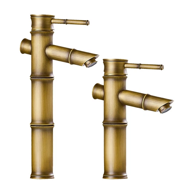 Robinets de cuisine YHSGY Robinet De Cuisine Antique En Laiton Brossé Robinet De Cuisine En Cuivre Pivotant Évier De Cuisine Mitigeur Robinet De Grue Hot Cold Cocina Torneira