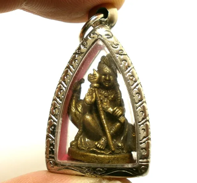 Lord Skanda Murugan Pendant Muruga Kartikeya Hindu God Of War Bless Brass Amulet