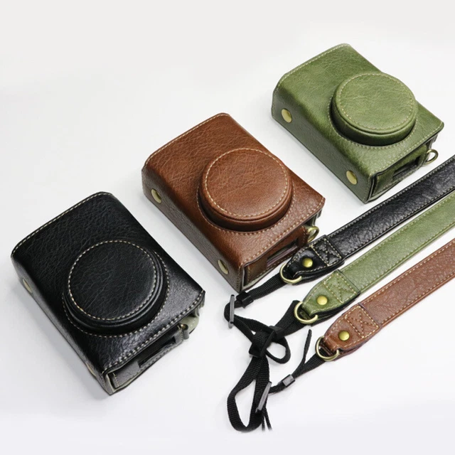 HQ Leather Camera Protect Case For Ricoh GR III GR II GR3 GR2 With Strap