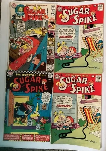 Sugar and Spike DC Comics lot 1960s plus Blue Ribbon Digest