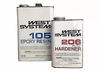 WEST SYSTEM EPOXY RESIN W/SLOW HARDENER  655-105B Gal 655-206B Qt