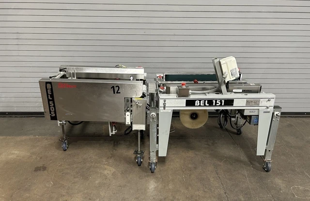 Belcor 505 Semi-Automatic Case Erector with Belcor 151 Bottom Taper Sealer