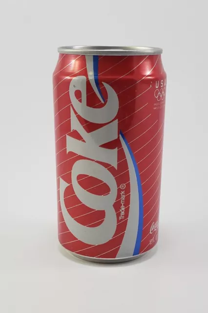 Rare Vintage Coca-Cola Sponsor of the 1988 USA Olympic Team Can Empty