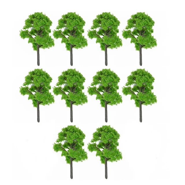 10 X MODEL Trees Train Railroad Diorama Wargame Park Scenery Plants 10 x model trees train railroad diorama wargame park scenery plants