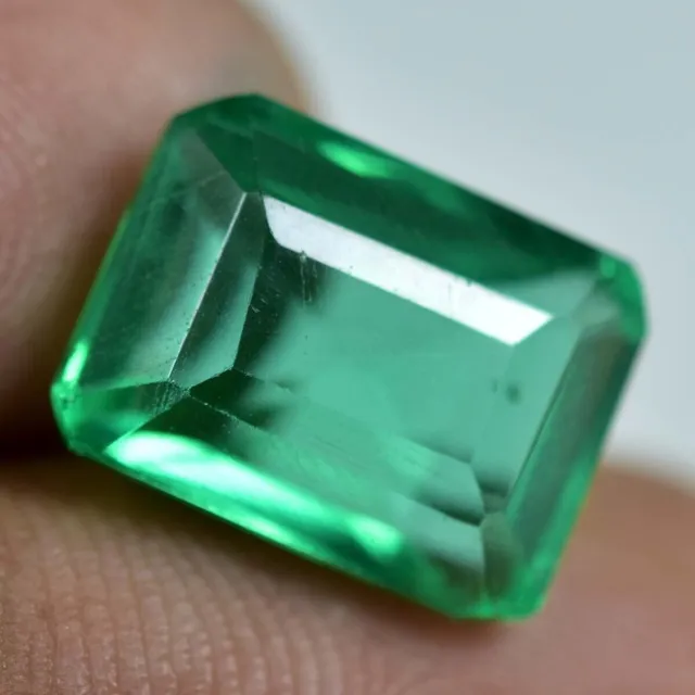 8,80 ct d'émeraude verte colombienne naturelle certifiée GIE, pierre...