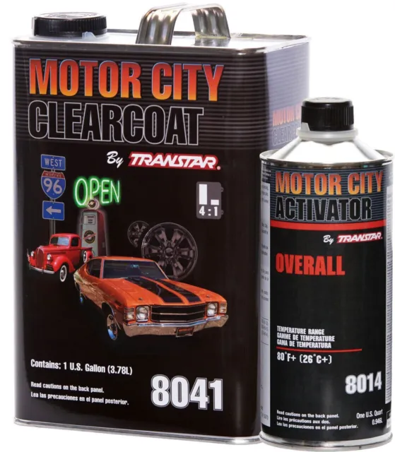 Transtar Motorcity Clearcoat 8041 with 8014 SLOW Activator FREE SHIPPING!