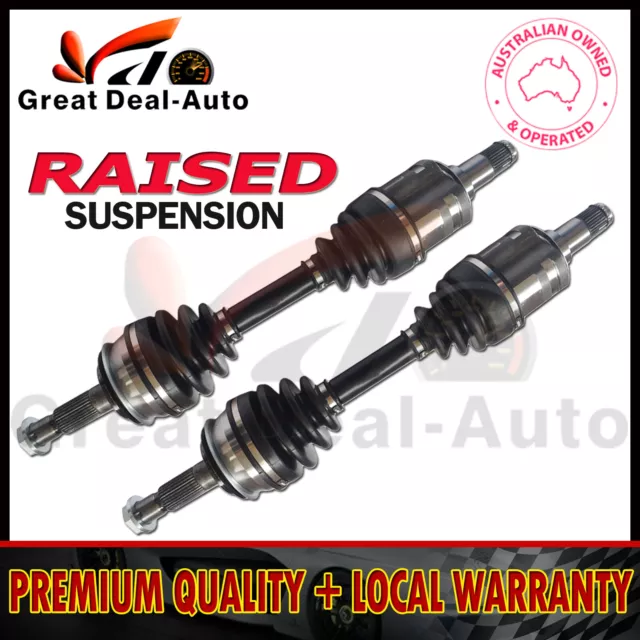 CV Joint Drive Shafts For Toyota Hilux KUN26R GGN25R SR5 N70 Raised Height -40MM
