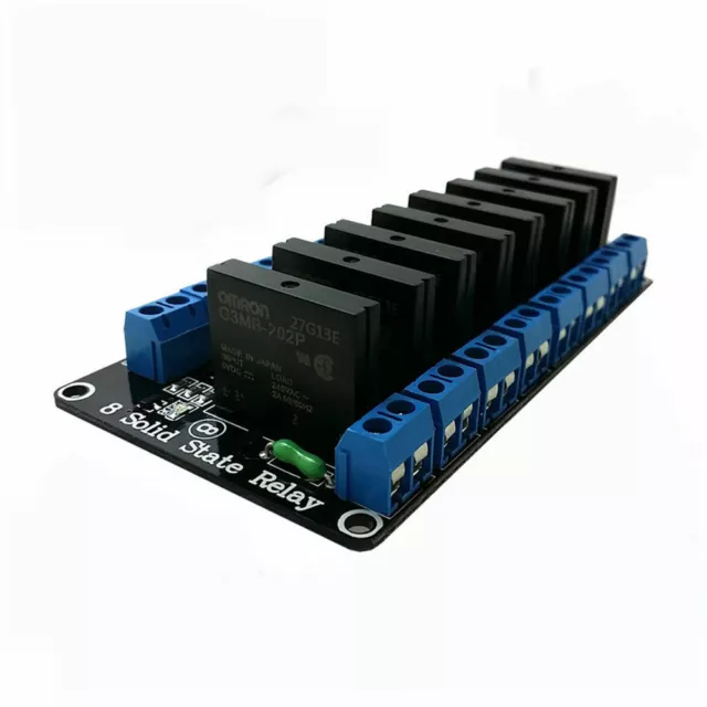 Eight / 6 Channel 5V OMRON Low Level Trigger Solid State Relay Module  Arduino