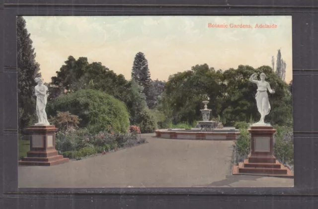 SOUTH AUSTRALIA, ADELAIDE, BOTANIC GARDENS, STATUES, c1910 ppc., unused.