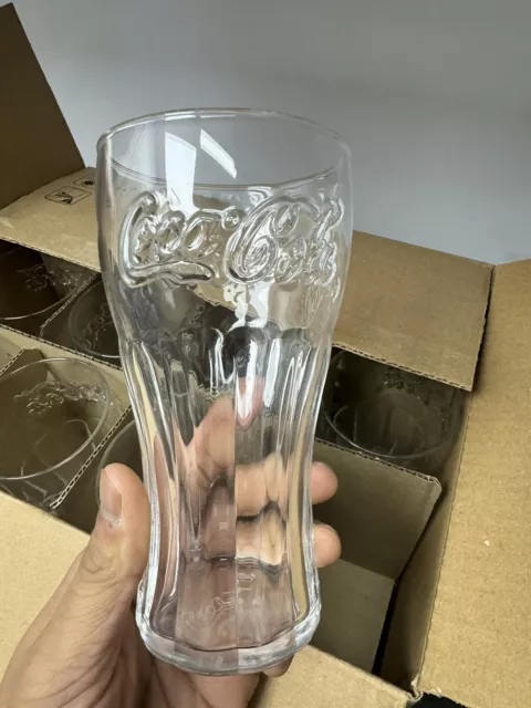 24 Coca Cola Glasses Clear 16oz Brand New