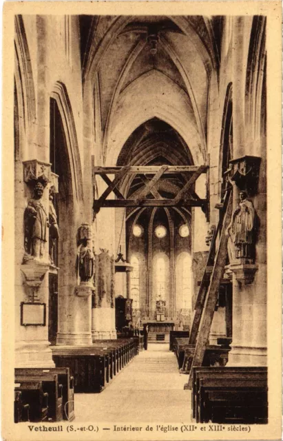 CPA Vetheuil Interieur de l'Eglise (1317740)