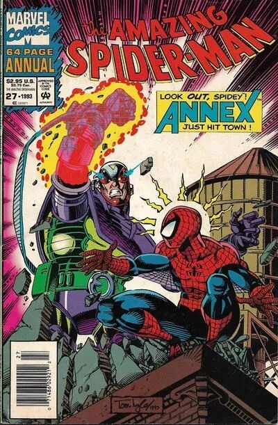 Amazing Spider-Man (1963) Annual #27 1st Appearance of Annex VF Stock Image