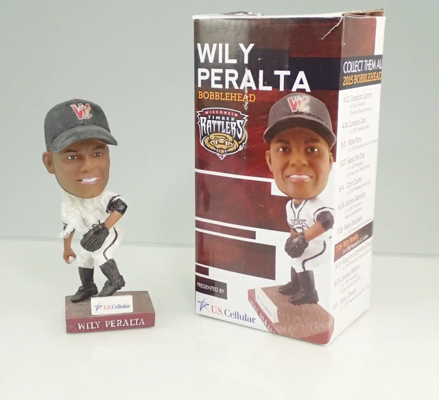 2019 Wisconsin Timber Rattlers Milw Brewers Wily Peralta Bobblehead in Box