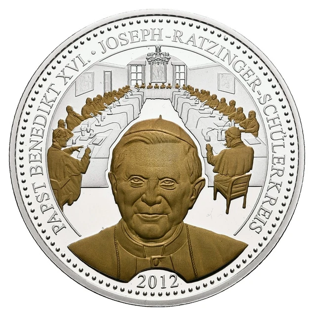 WEST GERMANY MEDAL O.J. Pope Benedict XVI Joseph Ratzinger PP Cu-Ni Wt ...