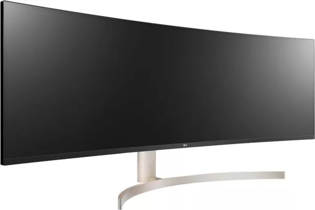 LG 49WL95C-WE 124,46cm 49 Zoll UltraWide IPS LED Monitor - weiß Gold Curved QHD