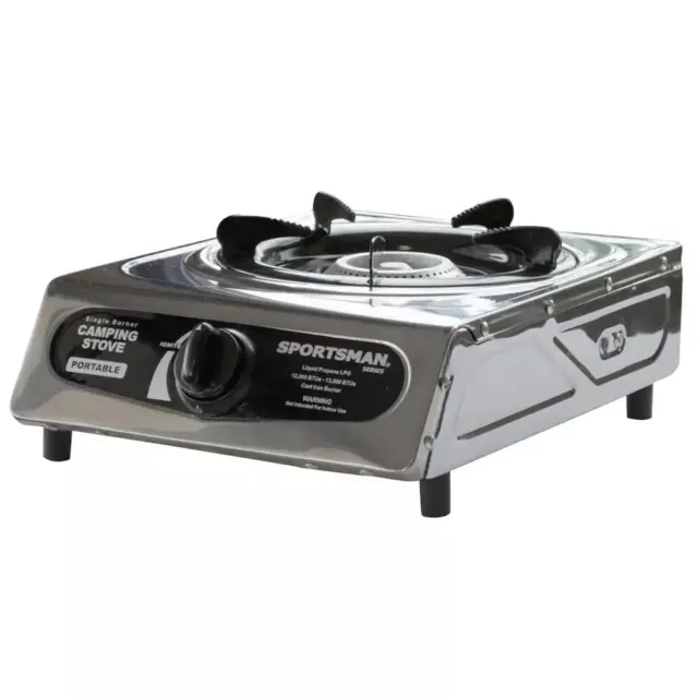 Adjustable Single Burner Camping Stove - Outdoor Cooking Convenience NEW