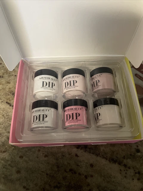 Nuevo kit de polvo Azure Beauty Dip 6 piezas