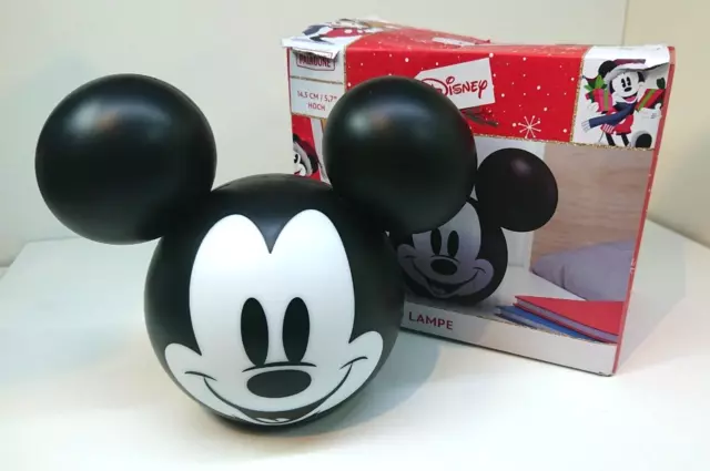 Disney Mickey Mouse 3D Head LED Night Light Battery Operated