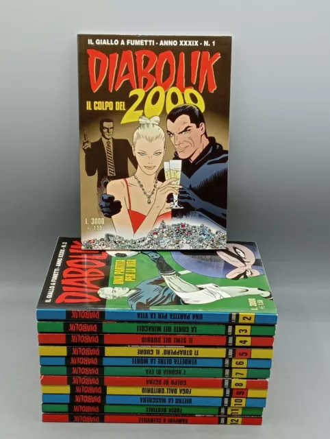 Diabolik annata completa anno XXXIX 1/12