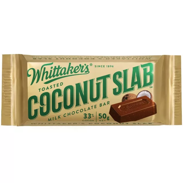 Whittakers Coconut Chocolate Slab 50g