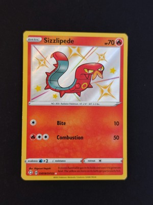 Sizzlipede Shiny Sv018 Sv122 Shining Fates Eng Pokemon Eur 9 99 Picclick It