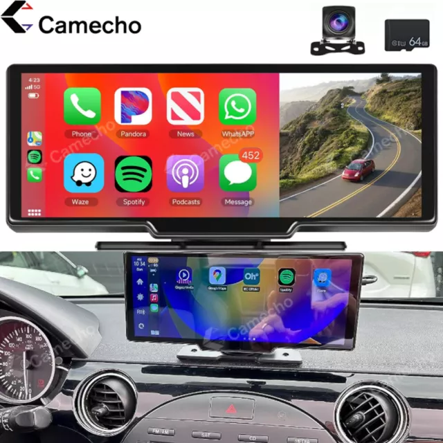 9.3 Zoll HD IPS Touchscreen Tragbares Drahtloses CarPlay Android Auto Autoradio