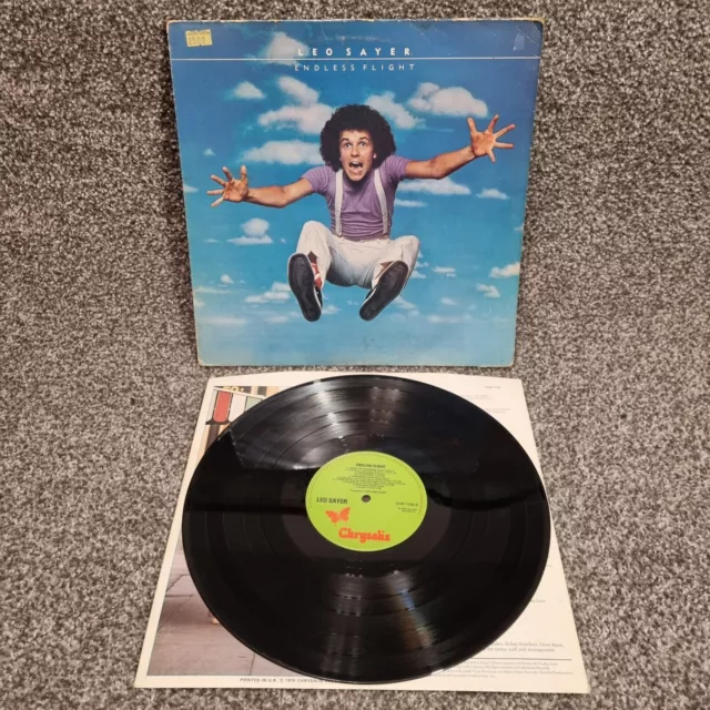 Leo Sayer Endless Flight 1976 Pop Vinyl LP Chrysalis Records CHR 1125