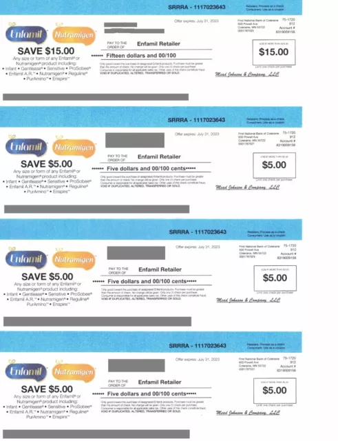 Enfamil Coupon Checks Worth $30 Expires July 2023