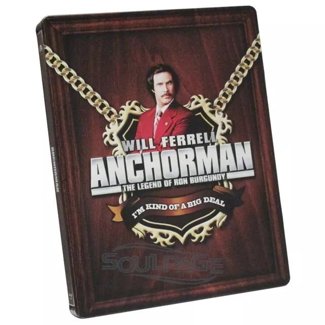 Anchorman [Steelbook] (ohne dt. Ton) [Blu-ray] NEU / sealed