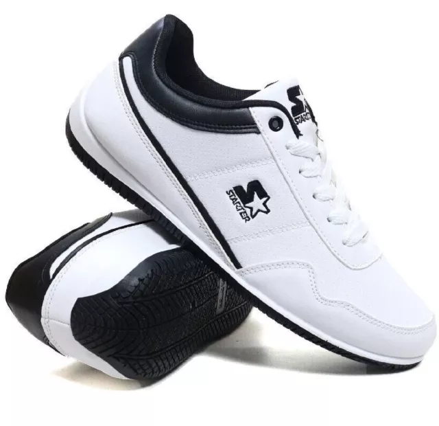 Mens Casual Lace Up Gym Walking Sports White Summer Shoes Running Trainers Size