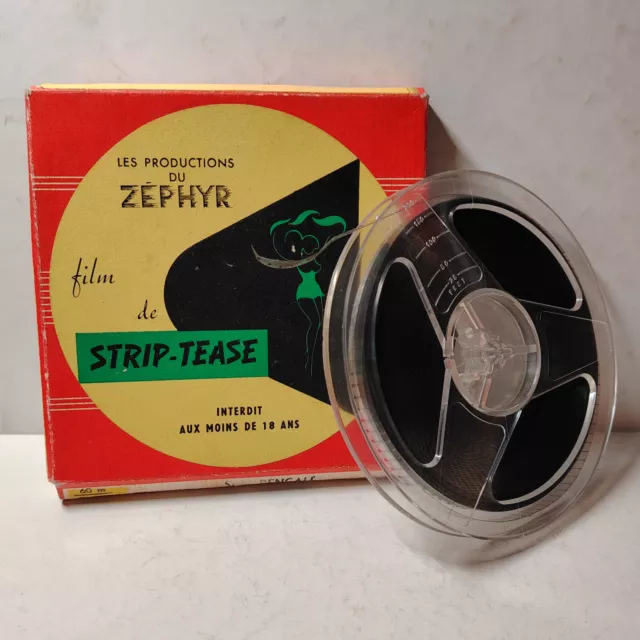 Film STRIP - TEASE années 50 des prod ZEPHYR & HEFA film 60m - 8 m/m