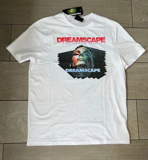 thumbnail image 2 of Men's 90's Rave T-Shirt – Dreamscape Fantazia Vibealite Helter Skelter World Dance Graphic Tee 2 of 3