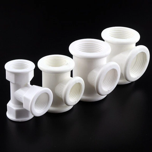 Female Thread Tee Connector Garden Irrigation Plastic PPR Reducing 3 ways T-type 6