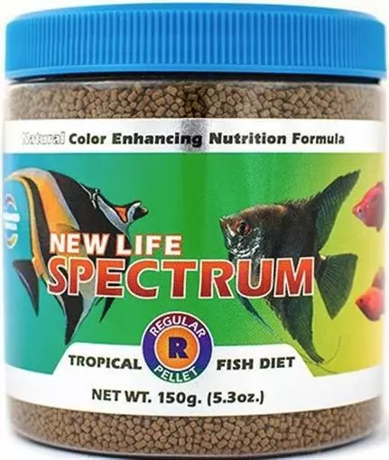 New Life Spectrum Pez Tropical Normal Pellet Fresco & Alimento para Peces