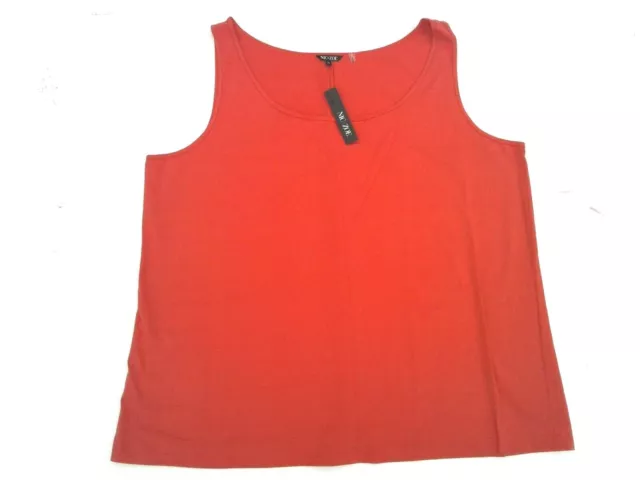 Nordstrom NIC & ZOE Red Sleeveless Tank Top Blouse Plus Size 2X - NWT